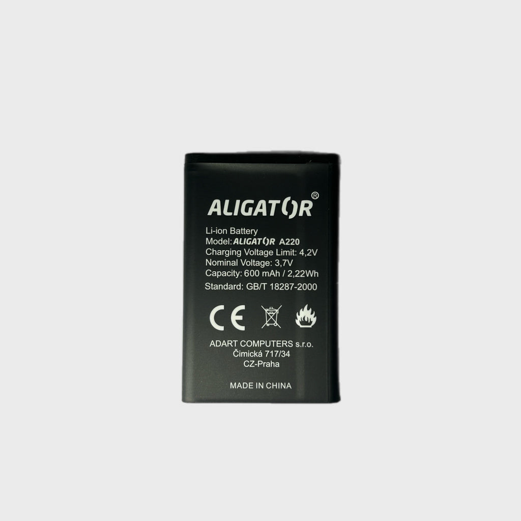Akku Aligator T100, 600mAh