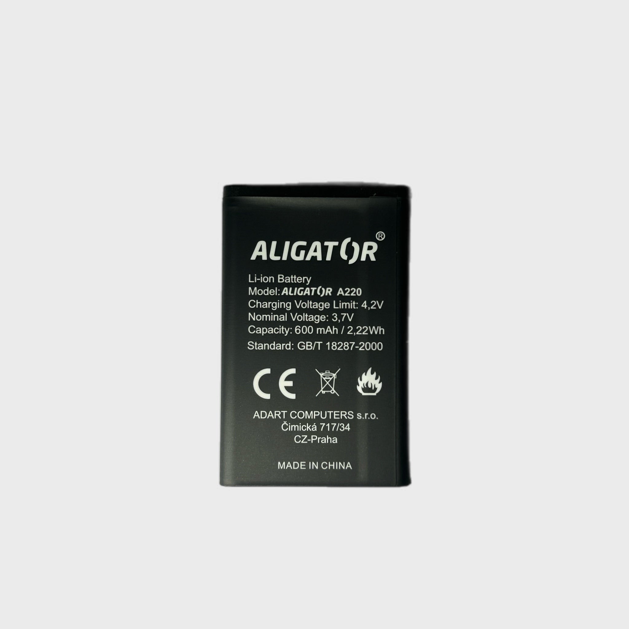 Baterie Aligator T100, 600mAh