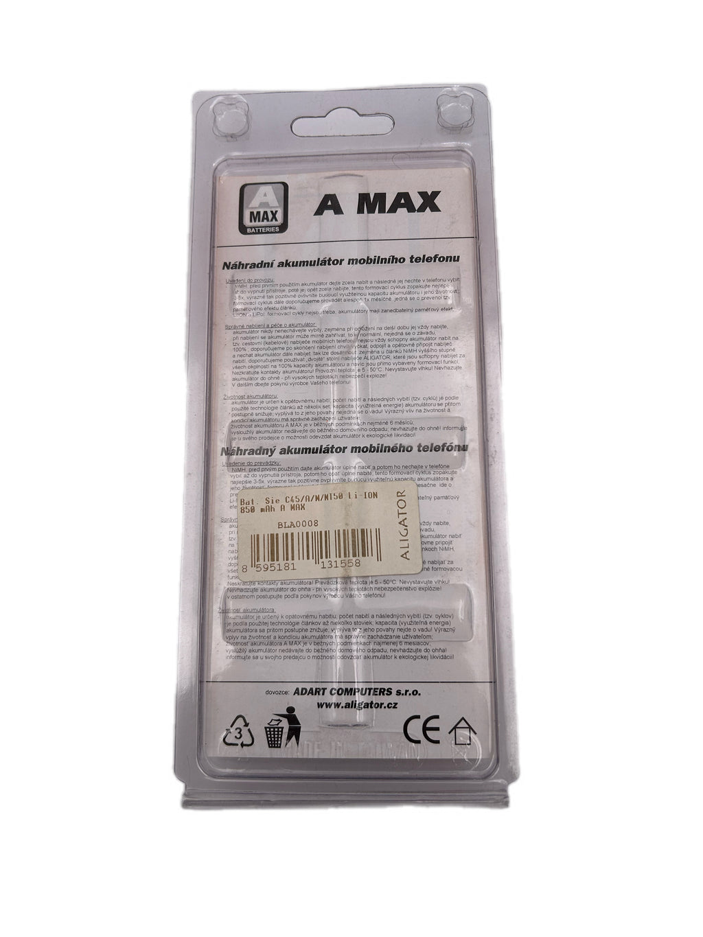 SIEMENS C45 A M MT50 LI-ION 850mAh