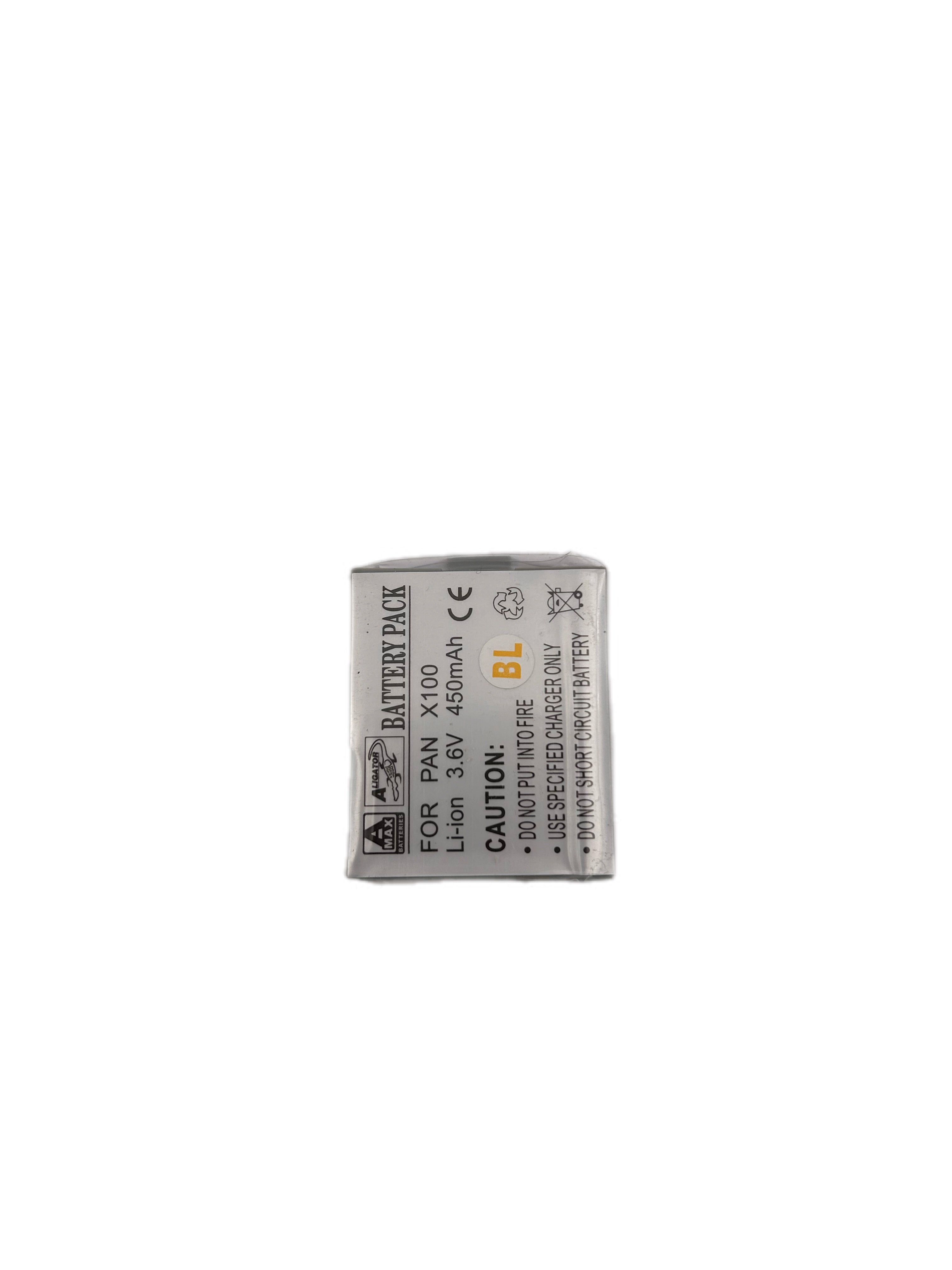 PANASONIC X100 LI-ION 450mAh
