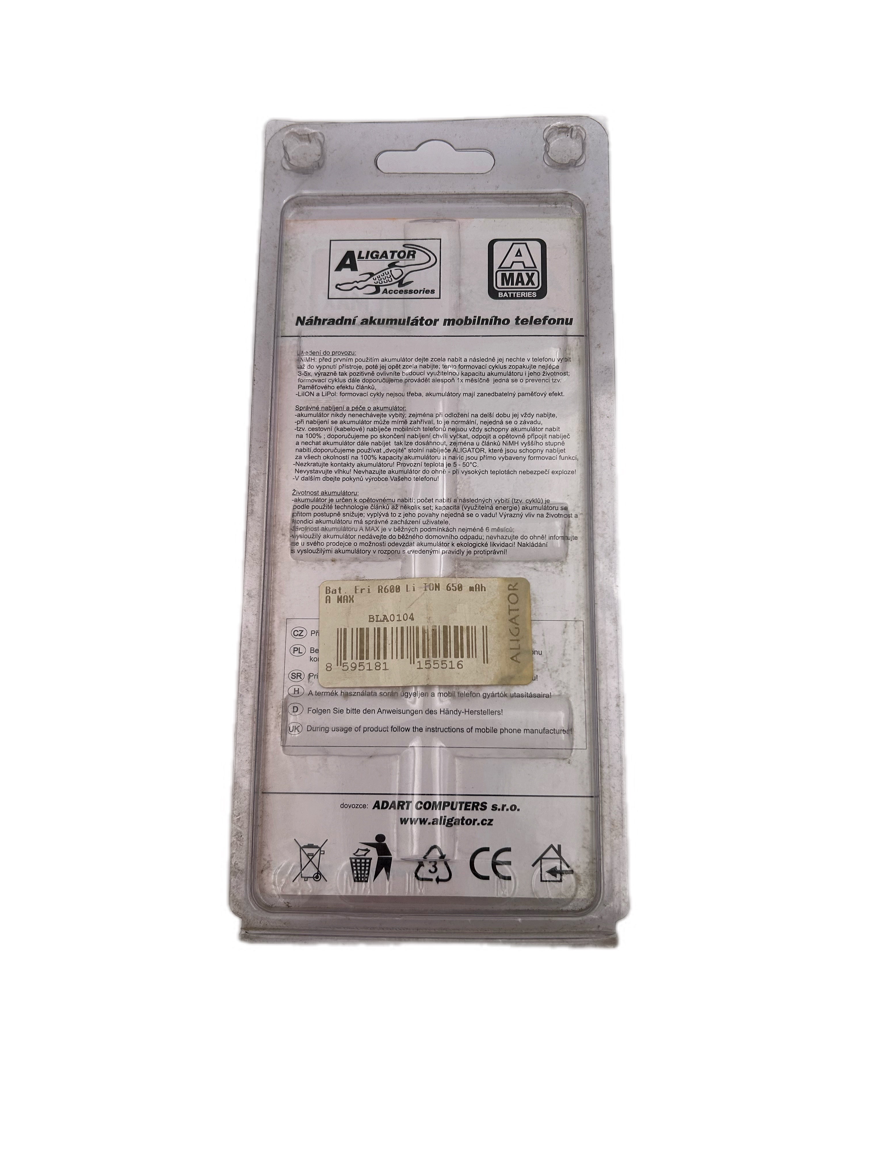 BATERIE ERICSSON R600 LI-ION 650MAH