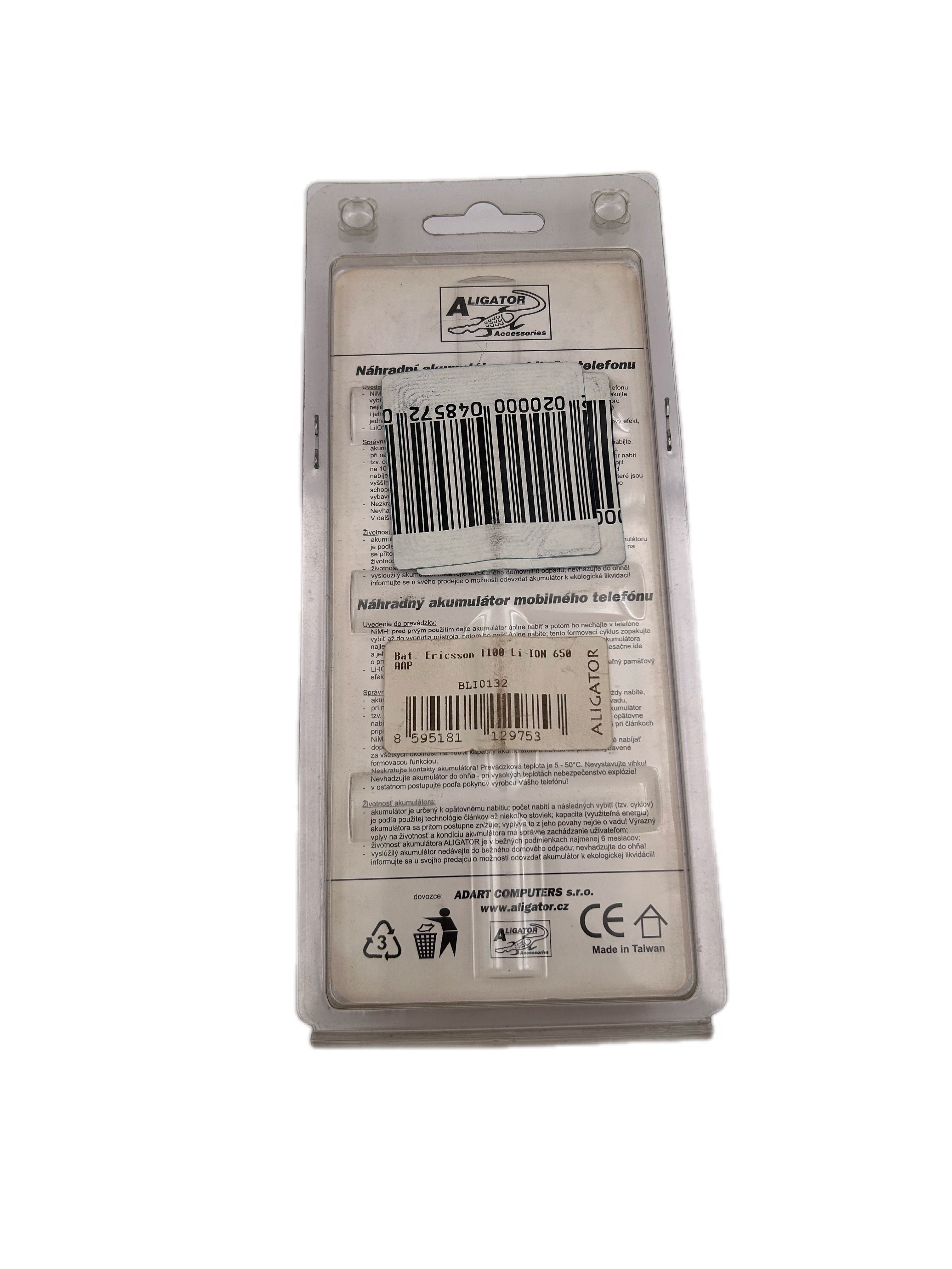 baterie ERICSSON T100 LI-ION 650mAh AAP