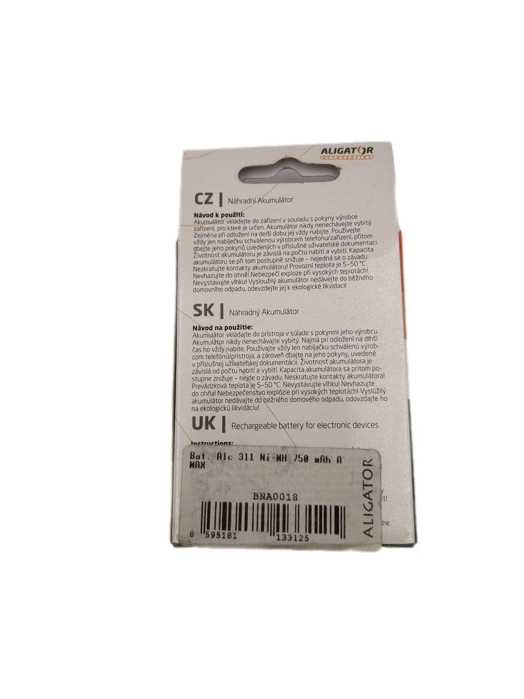 ALCATEL 311 NI-MH 750mAh